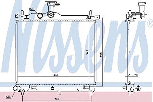 Preisvergleich Produktbild NISSENS 67610 Kühlung