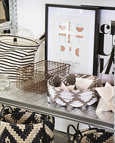 Storage, Stripes, dia.: 30 cm, h.: 30 cm, 37.5% cotton/40.4% polyester/22.1% rayon - 2