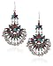 Youbella Red Silver Plated Oxidised Dangle & Drop Earrings For Girls And Women RS.325.00
