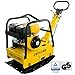 Produktbild DENQBAR Profi Rüttelplatte mit Benzinmotor mit 270 kg und 38 kN Verdichtungsdruck Reversierbar inkl. Transportfahrwerk