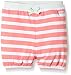 TOM TAILOR Kids Baby Girls striped jersey shorts - Short - Pink (strong peach tone 3479), 12-18 Months (Manufacturer size: 86)