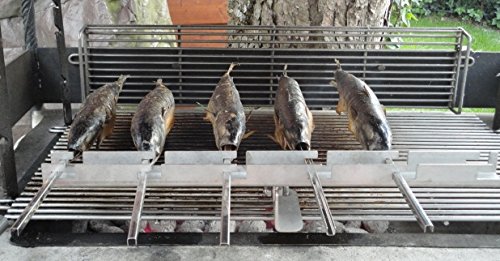 RIFFERT Edelstahl Steckerlfisch-Grillbutler - 5