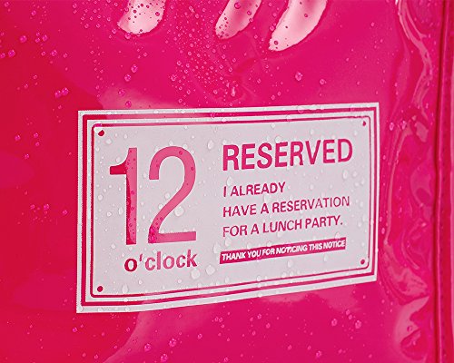 iSuperb Wasserdicht Kühltasche Mtagessen Tsche Isoliert Lunch Taschen Lunch Bag Cooler Bag für Arbeit und Schule 22x13x18.5cm (Rose) - 5