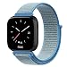 Produktbild Fintie Armband für Fitbit Versa/Fitbit Versa Lite - Premium Nylon atmungsaktive Uhrenarmband Ersatzband mit verstellbarem Verschluss für Fitbit Versa Health & Fitness Smartwatch, Tahoe-Blau