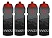 Produktbild Ghost Trinkflasche - Water Bottle Titanium Gray/Night Black/riot red 750ml 4 Stück