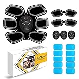 maquinas abdominales falabella 💪【Fácil de usar】 - Nuestro tóner muscular tiene 6 modos y 10 niveles de intensidad para cumplir con su ejercicio diario. Los modos 1 y 2 están diseñados para quemar grasa. Le da a tus músculos un movimiento denso y uniforme para eliminar tu grasa abdominal rápidamente. Los modos 3 y 4 son los mejores para el crecimiento muscular. Proporciona fuertes movimientos elásticos para tensar y fortalecer los músculos de tu cuerpo. Haga ejercicio mientras lee, ve televisión o incluso durante los viajes.