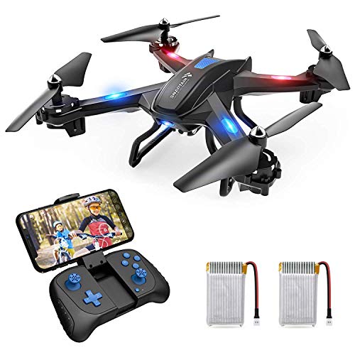 SNAPTAIN S5C Drone avec Caméra HD 720P WiFi FPV Helicoptère Télécommandé avec Mode sans Tête, Maintien d'altitude,Vol de Trajectoire, 360°Flips pour Les Débutants et Les Enfants