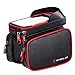 Produktbild B5645ellsBike Frontrahmen Handytasche Radfahren MTB-Etui 6,2 Zoll TPU Touchscreen - Rot