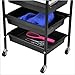 5 DRAWER BLACK TROLLEY SALON HAIR DRESSING PARLOUR KITCHEN BATHROOM STORAGE UNIT