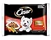 Produktbild Cesar Feines  Rind mit Karotten und Huhn mit Gemüse, 4 Beutel, 400 g