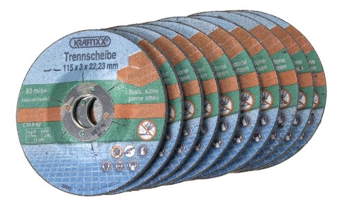 Kraftixx Trennscheiben 792195 (für Stein, 10er Sparpack, Durchmesser 115mm) - 2