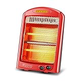 [⚫] El calentador de ventilador de cerámica se hace del elemento de calefacción del PTC y tiene las ventajas de la velocidad de la calefacción rápida y del alto índice de conversión del calor.