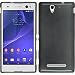 Produktbild PhoneNatic Case für Sony Xperia C3 Hülle Silikon silber brushed + 2 Schutzfolien