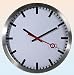 Produktbild Bahnhofsuhr Metall 35 cm