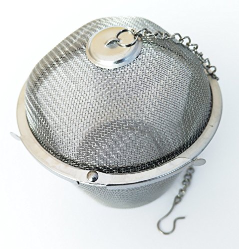 Gewürzkugel Teekugel Teeei Tee Ei Teesieb Tee – Brüher Ø ca. 8,5cm Rostfrei - 2