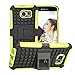Produktbild TPU+PC Silikon Schutzhüllen Handyhülle - Tough Rugged Dual-Layer hülle with Built-in Kickstand case cover hülle habenblauschwarz  rot  rosaweiss orange  lila grünfür Samsung Galaxy S6, grün