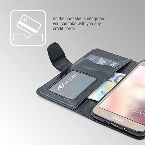 Urcover   Samsung Galaxy S6   Funda Carcasa Lotus Pattern   Negro   Case Cover Protecci  n Smartphone M  vil Accesorio