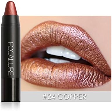 JACKY FOCALLURE 8 Color Matte Lipstick Pen Waterproof Lasting Optional Lip Makeup Pencil (E)