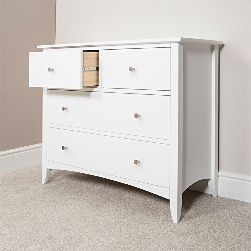 Edward Hopper chest of drawers. Large white chest of drawers with deep