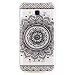 Produktbild MUTOUREN TPU Case-für Samsung Galaxy J5 (2015) SM-J500F Schutzhülle/Hülle/Handyhülle-Silikon-Kasten-Abdeckungsschutz - Ultra dünn Durchsichtig Kristall Anti-scratch Drucken Handycover-Mandala Schwarz