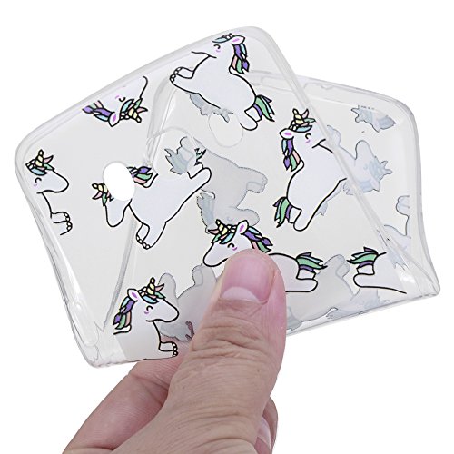 Funda Samsung Galaxy J5 2016 SM-J510F Silingsan Funda de Silicona TPU para Samsung Galaxy J5 2016 SM-J510F Carcasa Transparente Soft Clear Case Cover Funda Blanda Flexible Carcasa Delgado Ligero Caja Anti Rasgu  os Anti Choque con Dise  o Creativo - Caballos Lindos