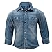 Minoti Baby & Toddler Boys Classic Blue Denim Long Sleeved Shirt (18-24 months)