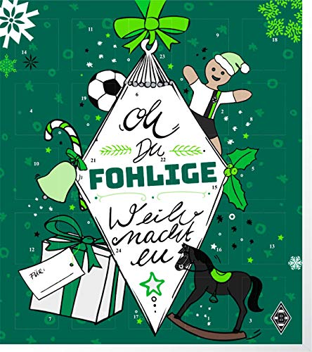 Preisvergleich Produktbild Borussia M´Gladbach - Adventskalender 2018 - Weihnachtskalender, Premium mit Poster - 2018 - Bundesliga - Fußball - (EUR 8,95 / 100g)