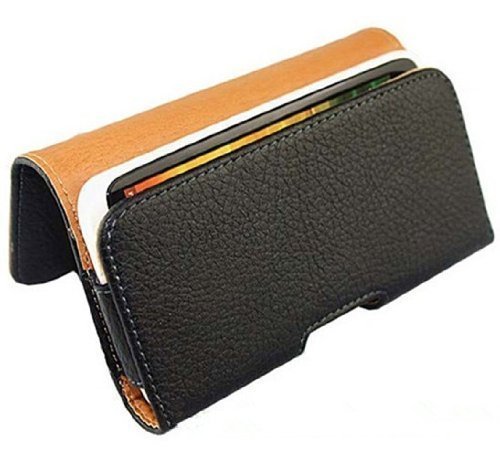 Vandot 1x Lusso Custodia Borsa set di Accessori Premium Phone Custodia in pelle Custodia Protettiva per il Nuovo Apple iPhone 6 Plus (5,5 pollici) Smartphone Affari Cinghia di Cuoio del Sacchetto del Telefono delle Cellule Della cinghia del Sacchetto della Copertura di caso Della Copertura del Cuoio dell'unitÃ  di Elaborazione con Chiusura Magnetica e Clip da cintura clip del Raccoglitore di Vibrazione Della Cinghia della Cassa del Respingente Passante Per cintura Shell Matt - Nero