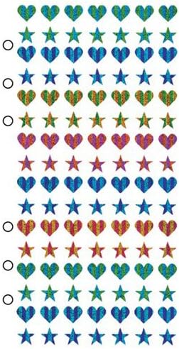 Stickopotamus Stickers - Hearts & Stars by jbr1116