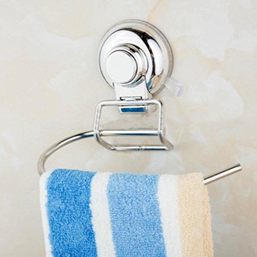 MagiDeal Rostfreiem Bad Toilettenpapierhalter Gewebehalter Hakenleiste Saugnapf - 8