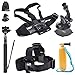 Produktbild EEEKit Accessories Kit for GoPro HERO 5 4 3+,AKASO EK7000/EK5000,APEMAN,VicTsing,Veho MUVI Action Camera,Selfie Stick,Car Mount,Head/Chest Strap,Floaty Grip Handle Pole