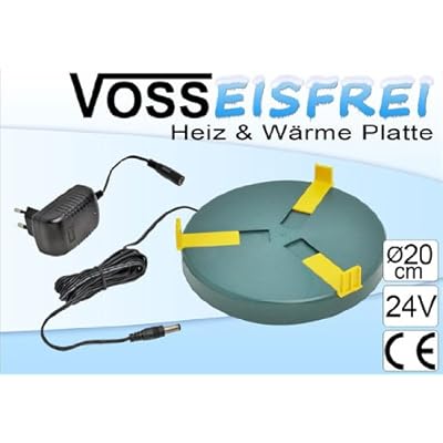 BVT Tränkenwärmer Für Hühner - 25cm Durchmesser Geflügeltränken Heizung 24V