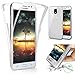 Produktbild Galaxy J7 2017 Hülle,Galaxy J7 2017 360 Grad Hülle,SainCat Full Body Coverage Protective Silikon Hülle [Thin Fit 360] Komplettschutz Front + Back Rundum Double Beidseitiger Schutzhülle Transparent Durchsichtig Tasche Silikon Ultra Dünn Weiche Crystal Stoßdämpfend Handyhülle Silikonhülle Schutz Handytasche Hülle Fall-Abdeckung Etui TPU Bumper Schale Case Cover für Samsung Galaxy J7 2017 (Transparent)