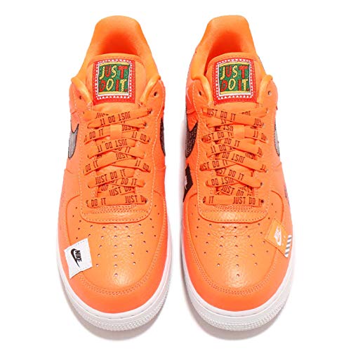 Nike Air Force 1 07 PRM JDI Men, White White Black Total Orange |  Graffitishop