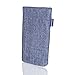 Produktbild smartec24® Webstoff Handytasche für ein iPhone 6 Sawana blau Made in Germany. Hochwertige 100% passgenau gefertigte Handytasche aus hochwertigem, robustem Webstoff (Sawana blau)
