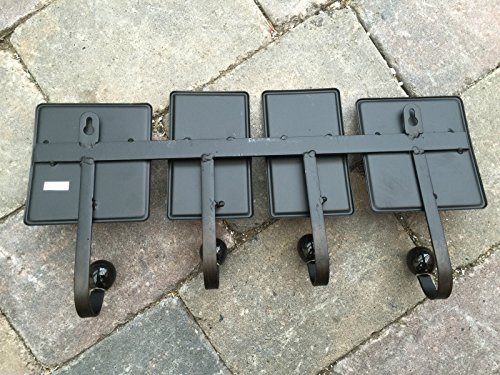 Hakenleiste Haken Wandhaken Garage Oldtimer Werkstatt Pin Up Retro 38x18x6 cm - 2