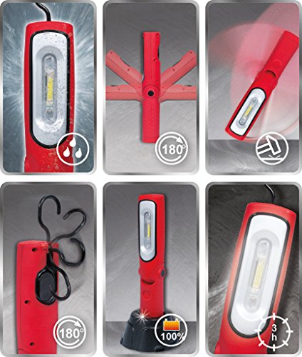 KS Tools Citizen 6 W LED Lampe, knickbar, 3.6 V, 3600 mAh, 150.4310 - 3