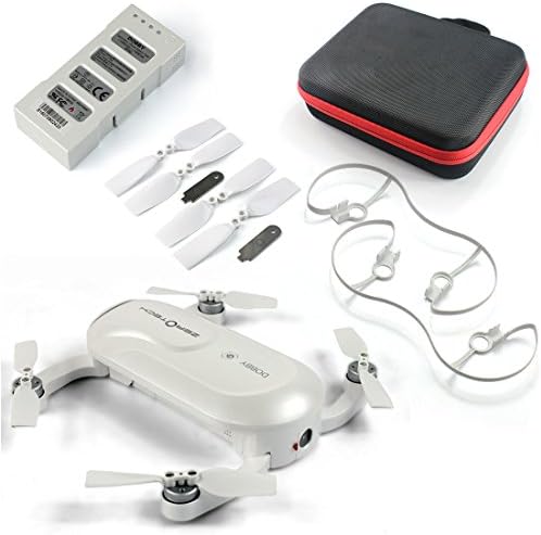 ZEROTECH Dobby Pocket Selfie Pocket Drone with Normal Carry Case Extra 8 pcs Propellers 1 set Propeller Guard and Extra Battery