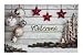 Produktbild Weihnachten Frohe Weihnachten Welcome Fussmatte Fußmatte Sauberlaufmatte Türfußmatte Fußabstreifer Fußabtreter Türmatte Motivfußmatte ca. 40 x 60 cm