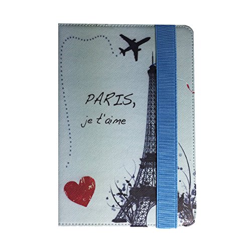 Tablet Tasche für Huawei MediaPad M3 Lite 10 Schutz Hülle Etui Case + Touch Pen – 10.1 Zoll Eifelturm Paris 360? - 4