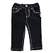 Baby Mini Girls Jeans, dark blue, size 74, 9 months