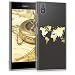 Produktbild kwmobile Sony Xperia XA1 Plus Hülle - Handyhülle für Sony Xperia XA1 Plus - Handy Case in Gold Transparent