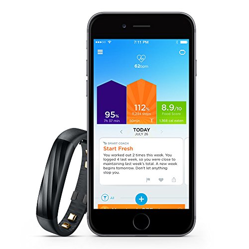 Jawbone UP3 Bluetooth Aktivitäts-/Schlaftracker-Armband (für Apple iOS und Android) Schwarz Cross - 4