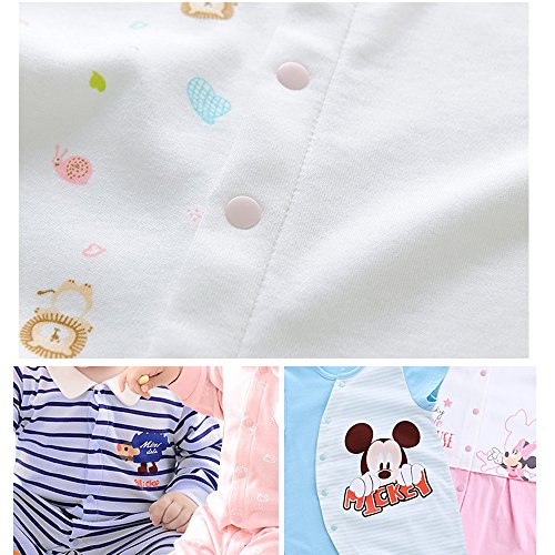 500 Set T5 Druckknöpfe (25 Farben) Nähfrei Druckknopf Buttons Snaps für kleine Täschchen, Kissenbezüge, Kleidung, Regenschirm, Mantel usw. (ohne Snapzange) - 5