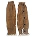 Koly Kids Girls Crochet Knitted Lace Boot Cuffs Toppers Leg Warmer Socks (Khaki)