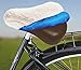 Produktbild Fahrrad Sattel-Überzug 2in1 Lammfell Wasserdicht Sattelüberzug Sattelbezug 80% Lammfell 20% Polyester, Unterseite 100% Polyamid