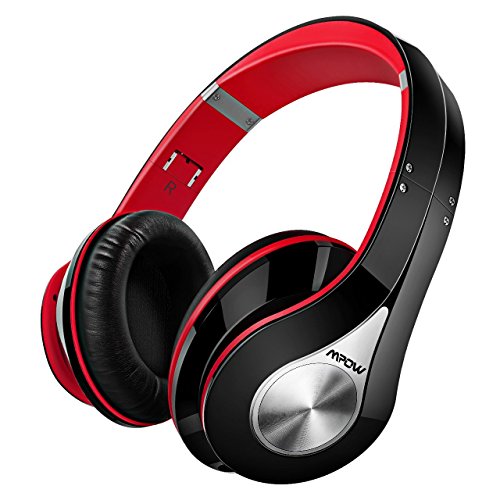 Mpow 059 Auriculares Diadema, Cascos Bluetooth Inalambricos Plegable con Micrófono, 20 hrs Reproducción de Música, Hi-Fi Sonido Estéreo, Ligero, Manos Libres, PC, Móviles
