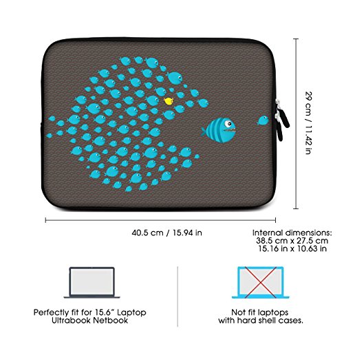 Sidorenko Laptop Tasche f  r 15 - 15 6 Zoll   Universal Notebooktasche Schutzh  lle   Laptoptasche aus Neopren  PC Computer H  lle Sleeve Case Etui  G