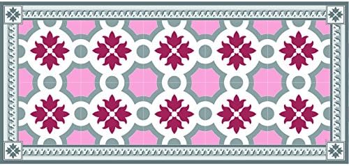 The Big Circus tapilino-albe-r Vinyl &amp; r-65140 Rug 65 x 140 cm Multi-Coloured