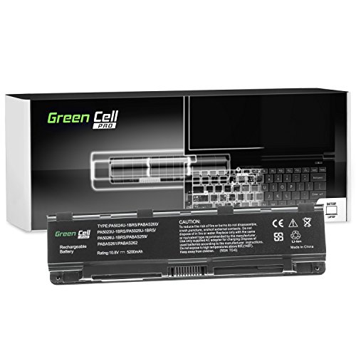 Green Cell® PRO Serie Laptop Akku für Toshiba Satellite C70-B-353 (Original Samsung SDI Zellen, 6 Zellen, 5200mAh, Schwarz)